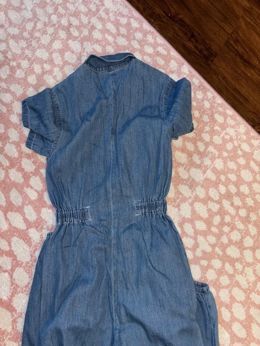 Girls Denim Jogger Jumpsuit - Gap Sz Medium